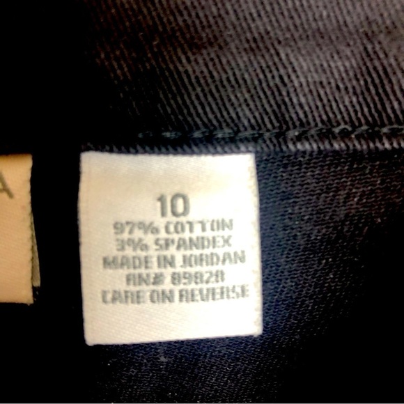 Sonoma Life + Style black high waist straight leg denim jeans size 10 - Picture 7 of 11